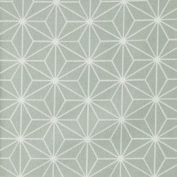 Printed Cotton CASUAL Celadon / White